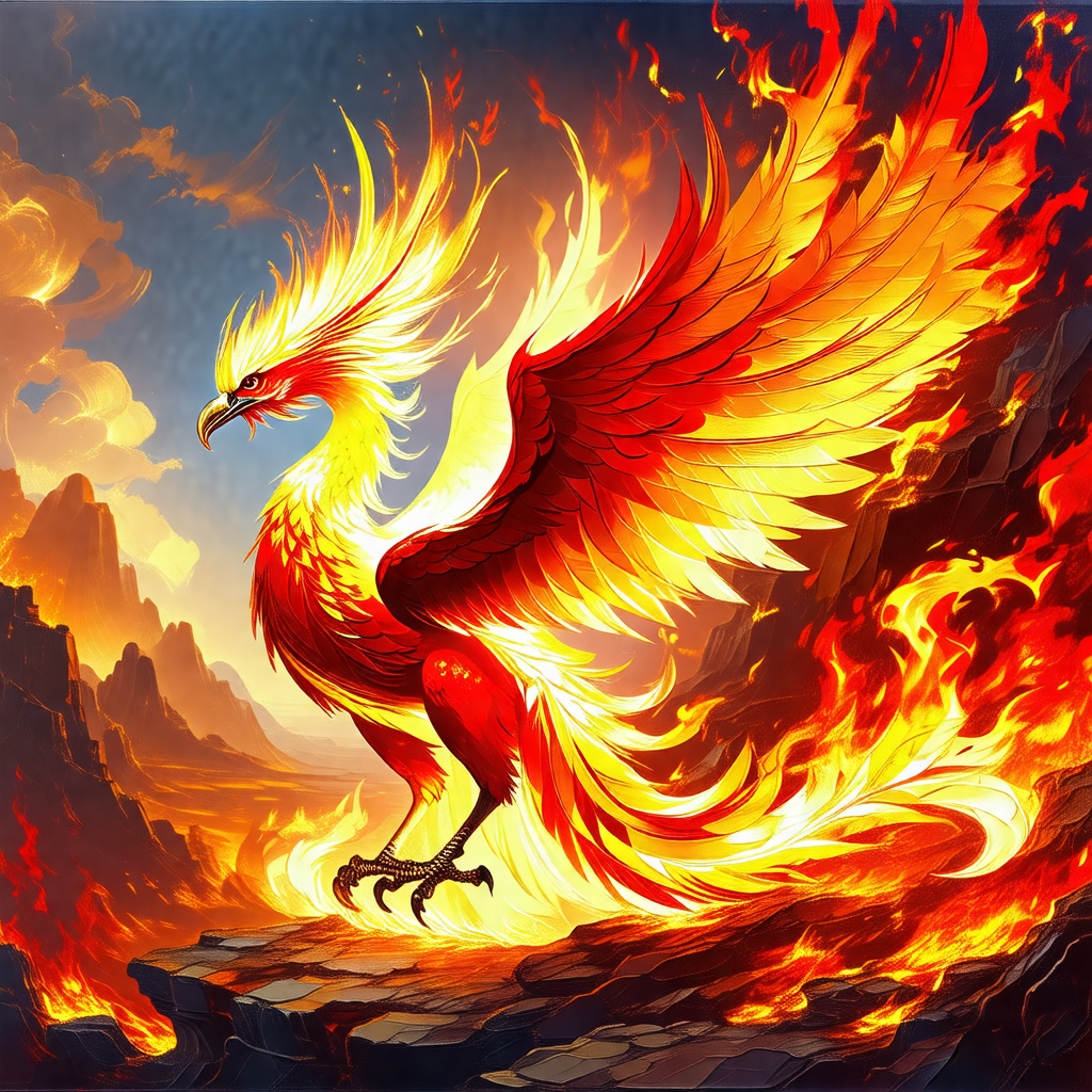Large, colorful bird with a long tail, standing on a rock...