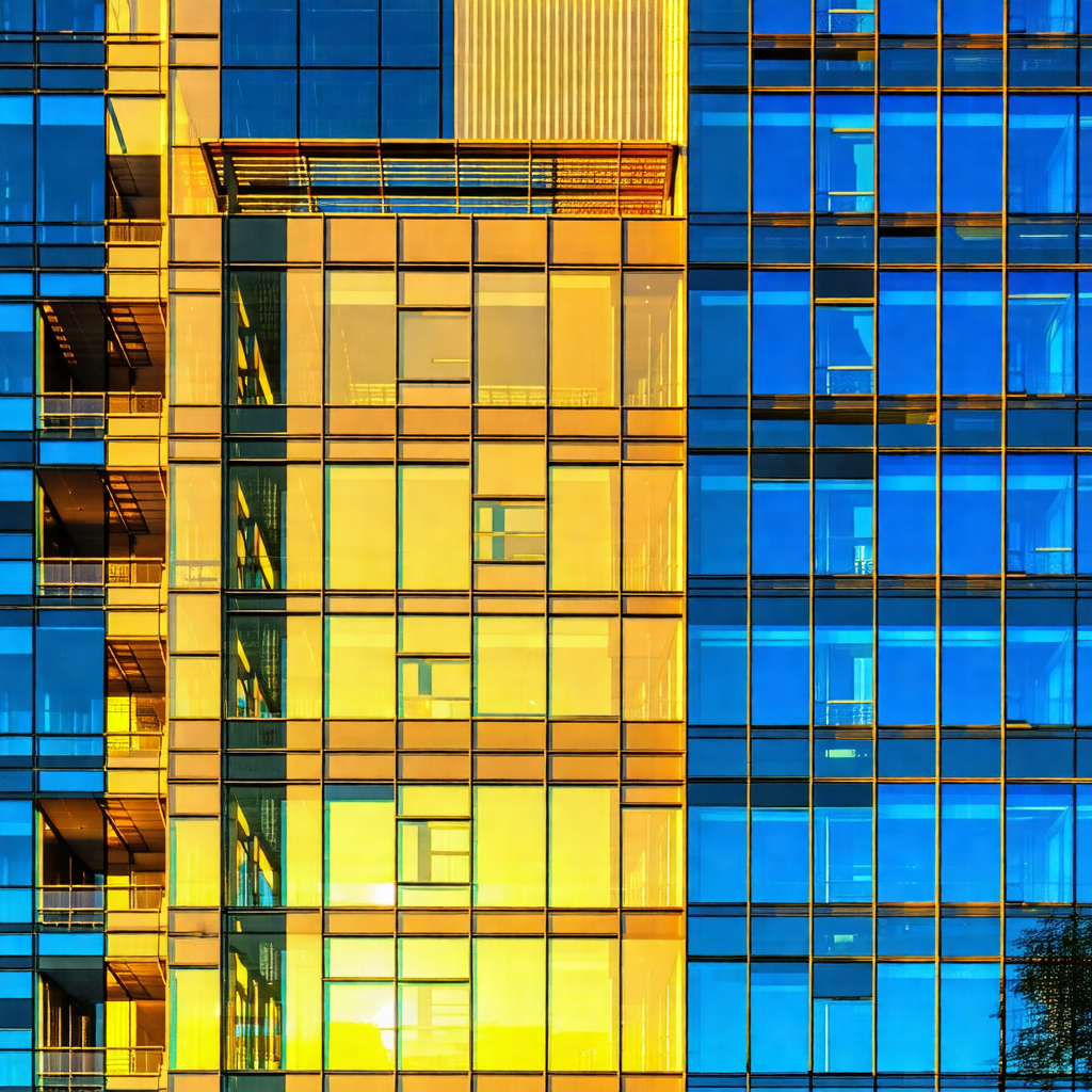 Tall building with a large number of windows