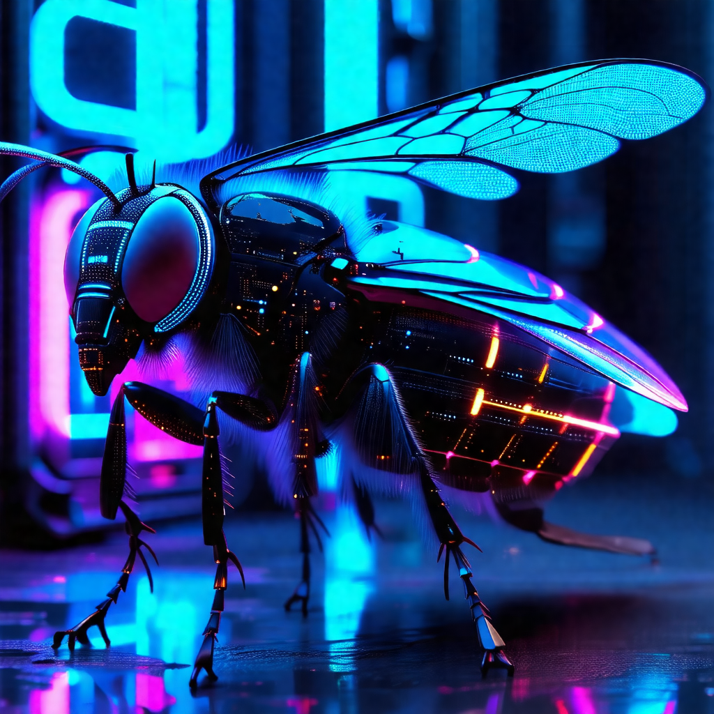 Large, blue, glowing beetle with a metallic appearance