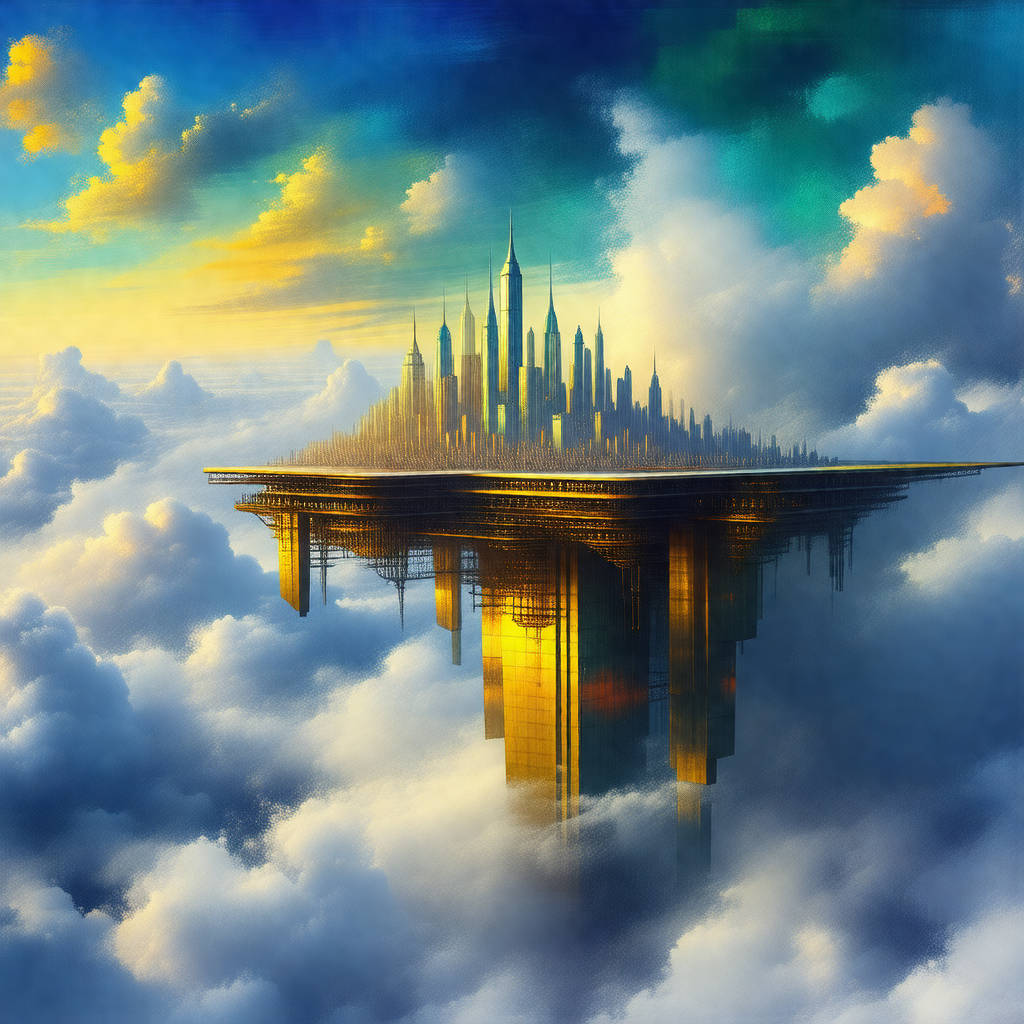 Large, intricate cityscape built into the side of a mountain
