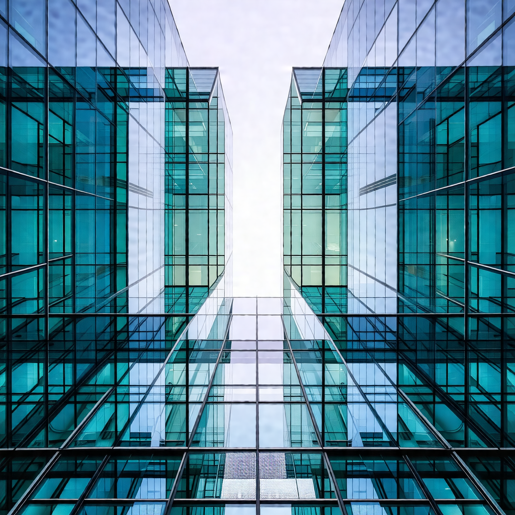 Large building with many windows