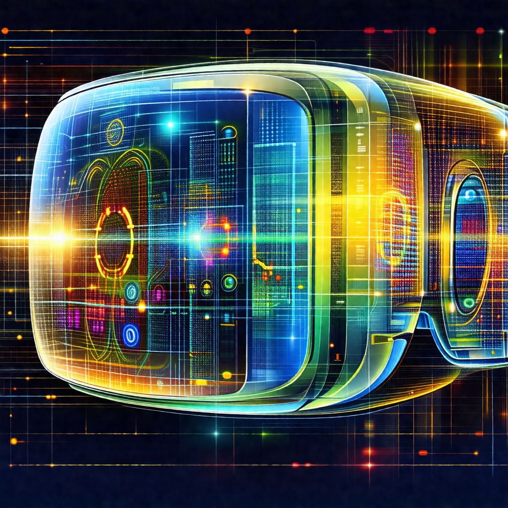 Futuristic, computer-generated (cgi) illustration of a pa...