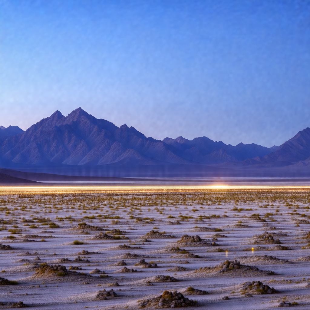 Beautiful mountain range with a sky background