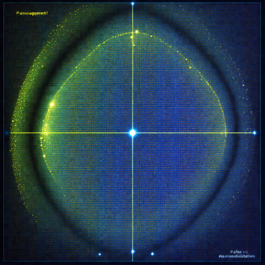 Blue circle with a yellow center, which appears to be a l...