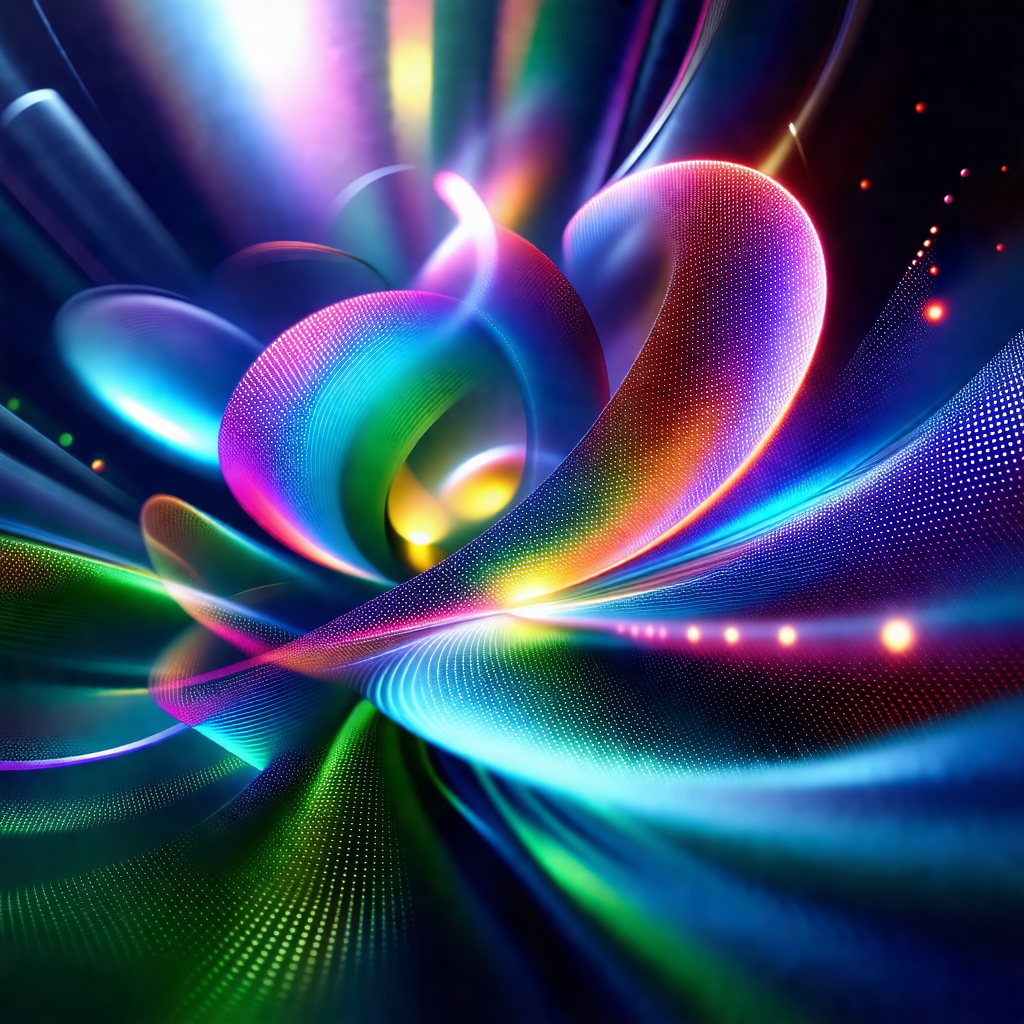 Colorful and vibrant display of a flower, with its petals...
