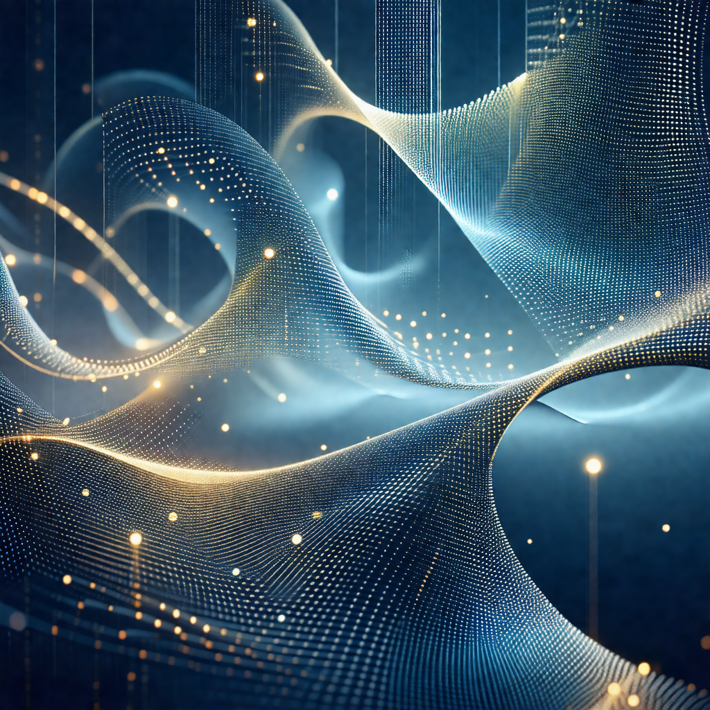 Close-up of a blue and gold spiral pattern, which appears...