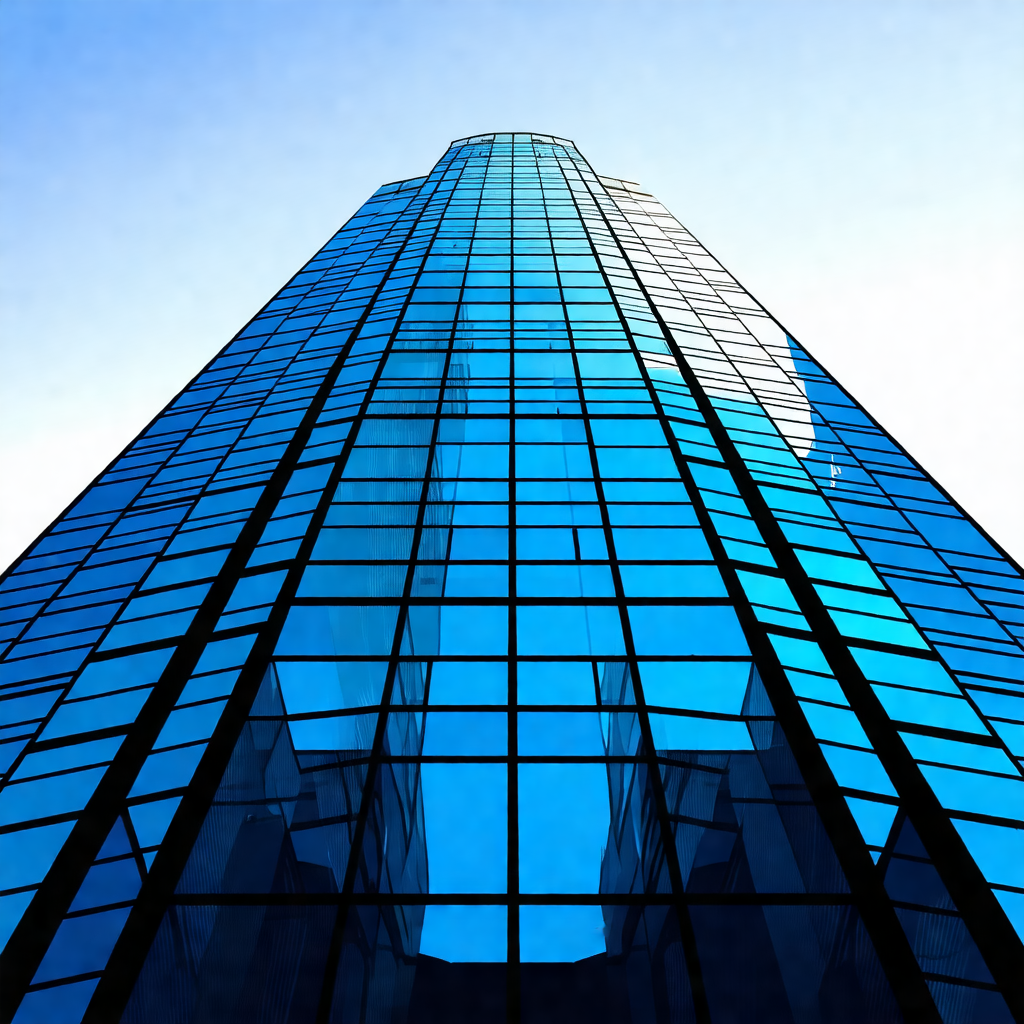 Tall building with a large number of windows