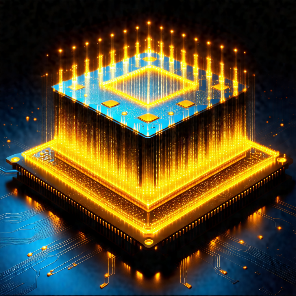 Large, three-dimensional structure made up of many small ...