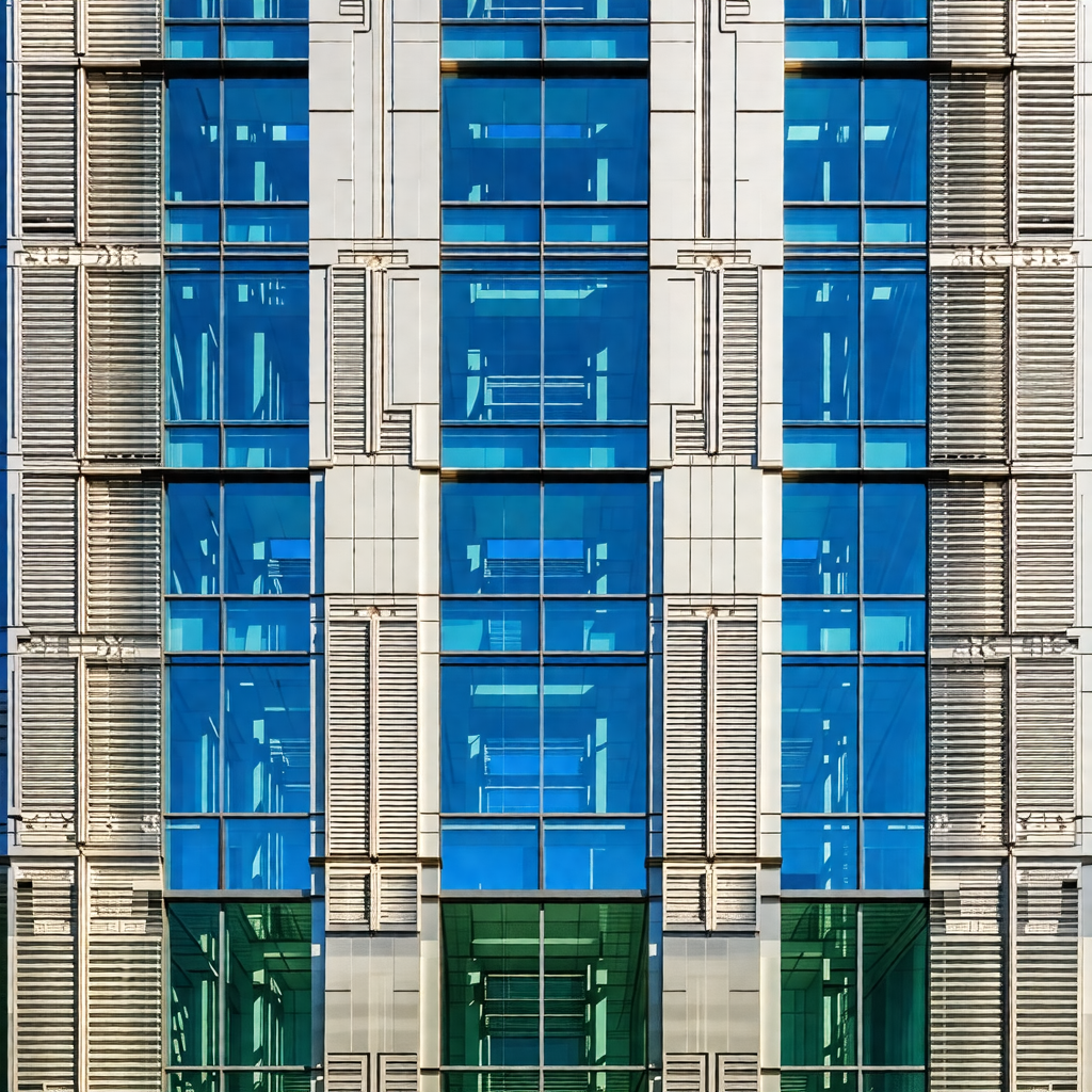 Large building with a row of windows on each side
