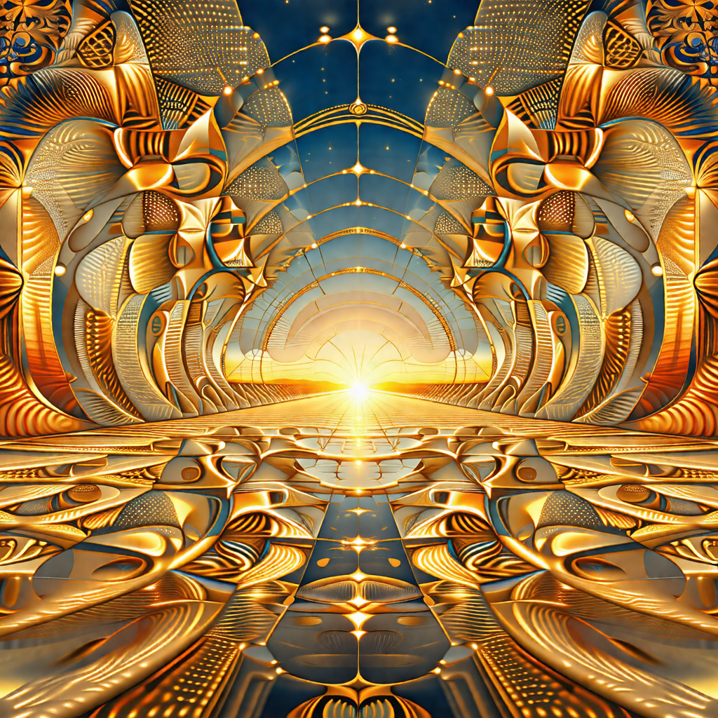 Painting of a sunset, featuring a beautiful sunset with a...