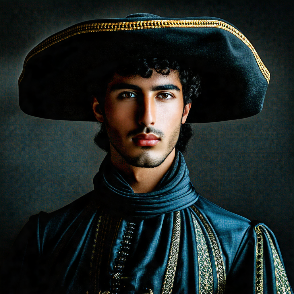 Man wearing a black hat and a black jacket