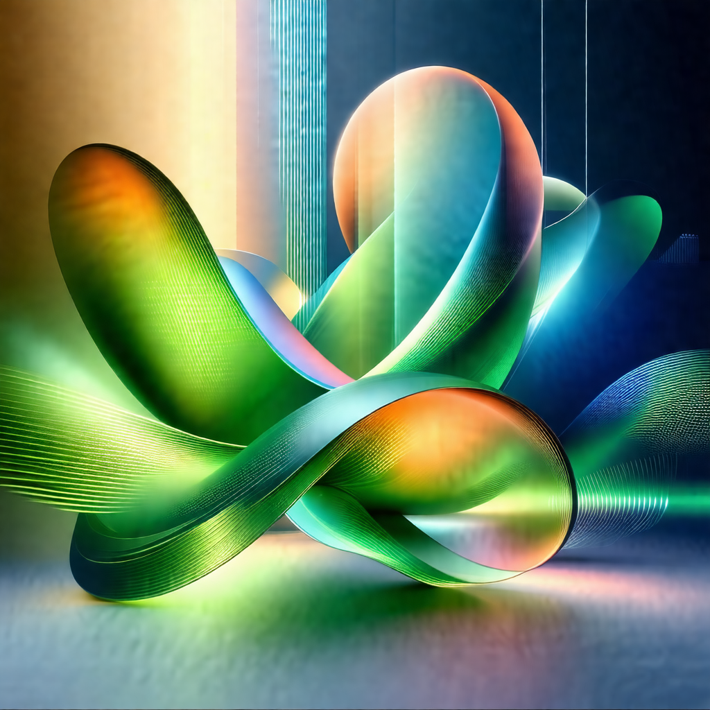 Large, colorful sculpture made of metal