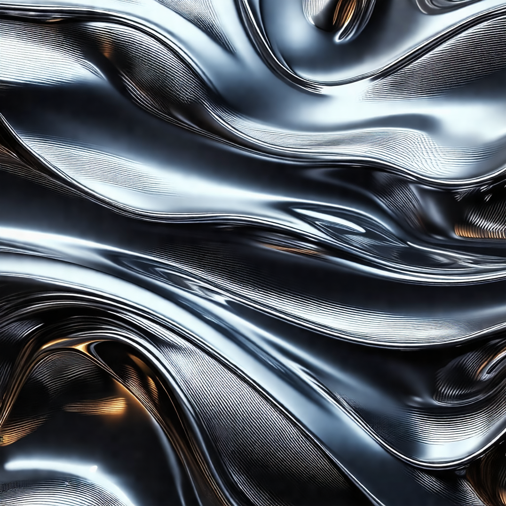Close-up of a metallic surface, possibly a piece of silve...