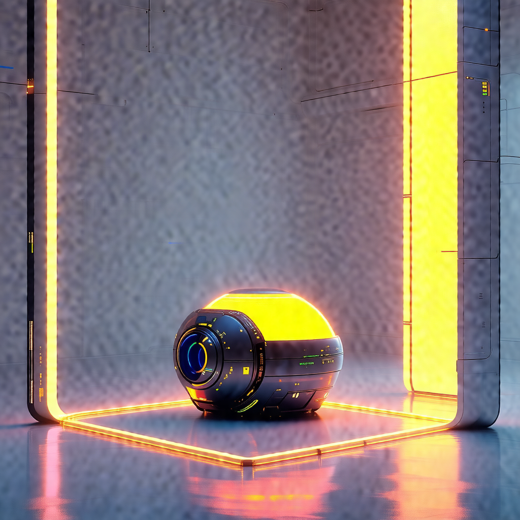 Small, round, and yellow object sitting on a table