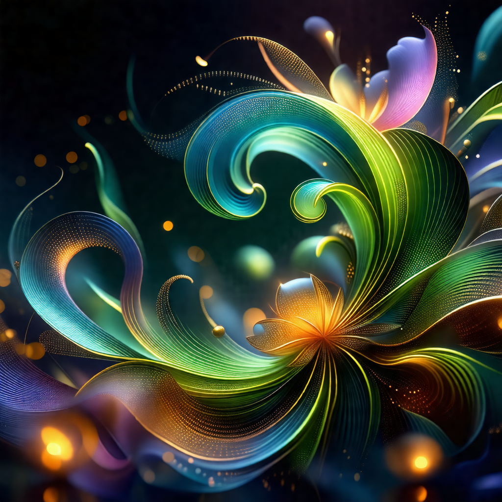 Vibrant and colorful flower with a green stem