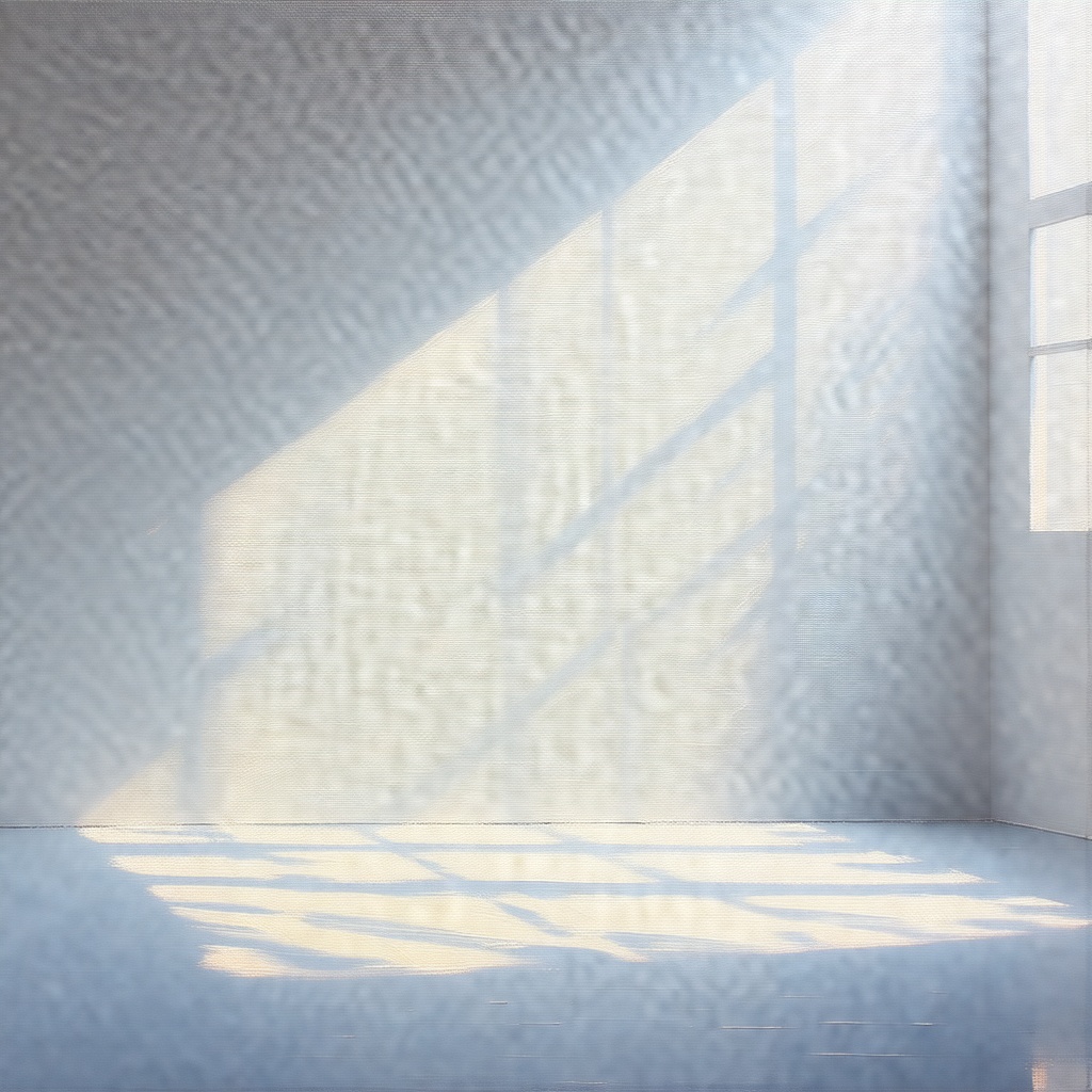 Large, empty room with a white wall