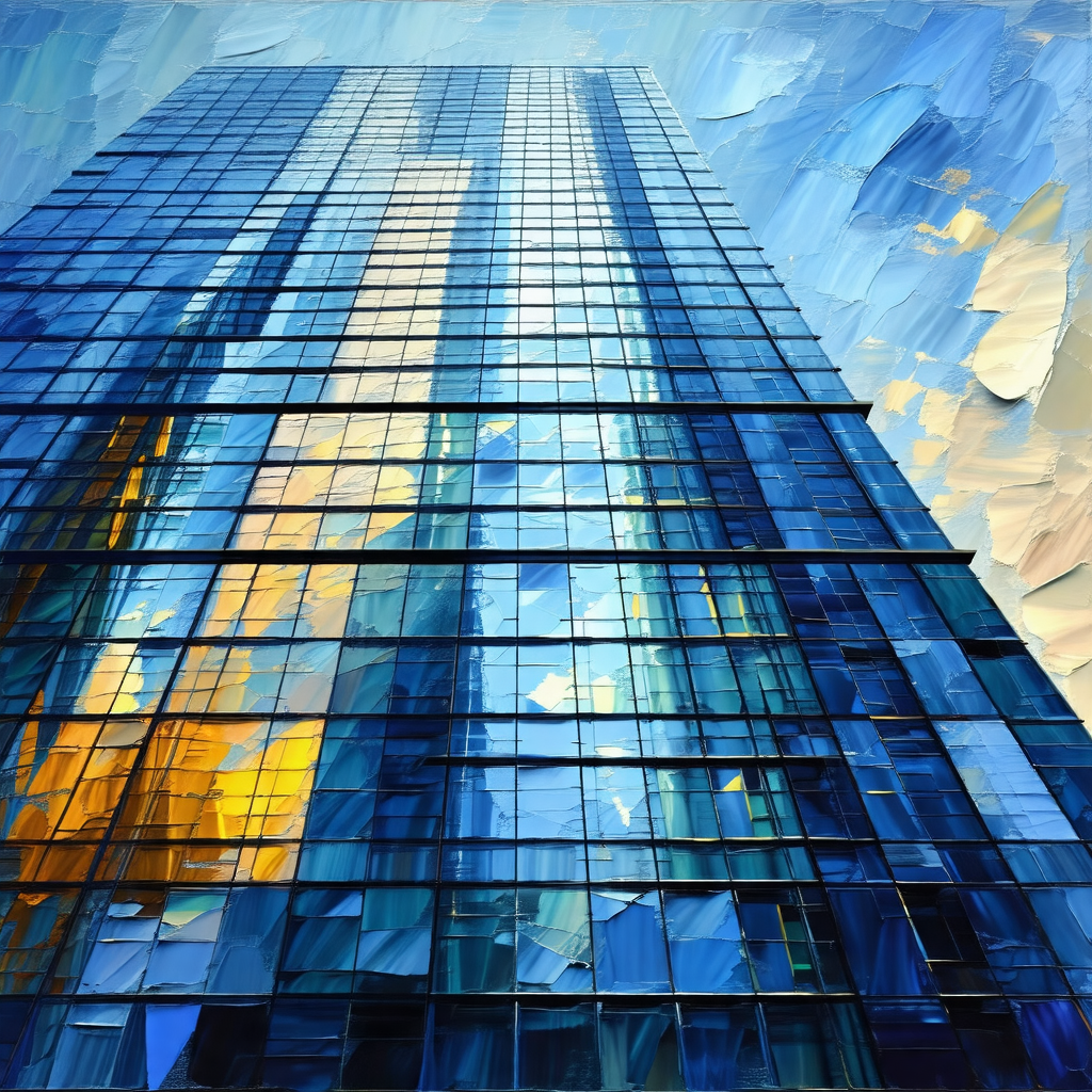 Tall building with many windows