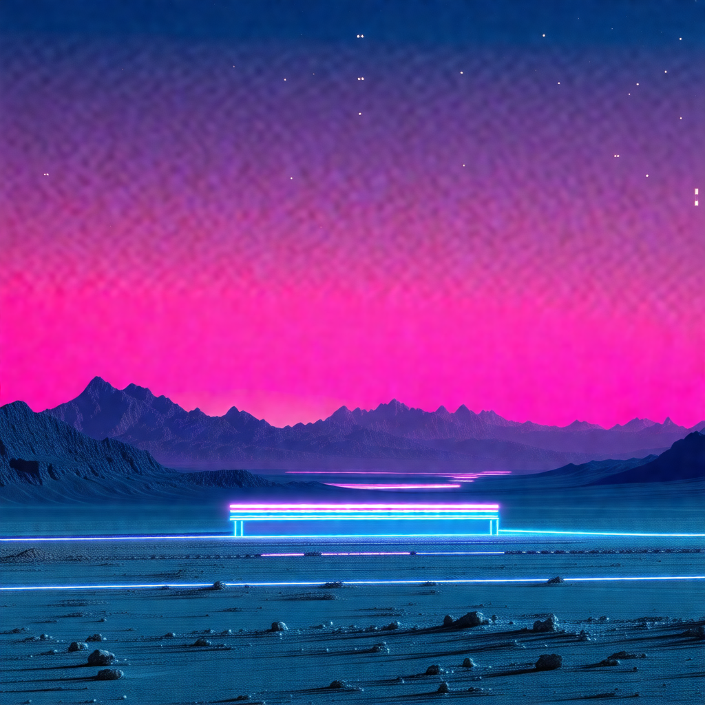 Beautiful sunset with a mountain range in the background