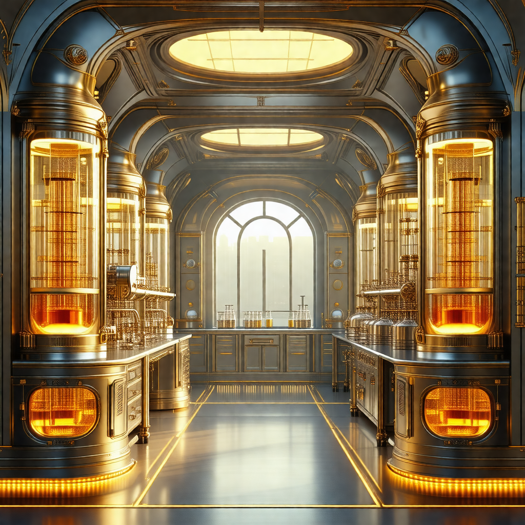 Large, well-lit laboratory with a variety of equipment an...