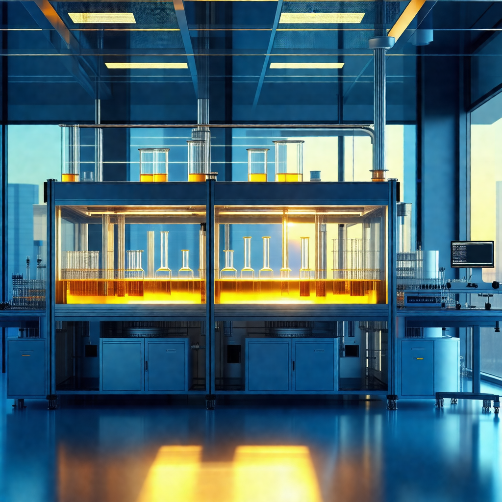 Large, well-lit laboratory with a variety of equipment an...
