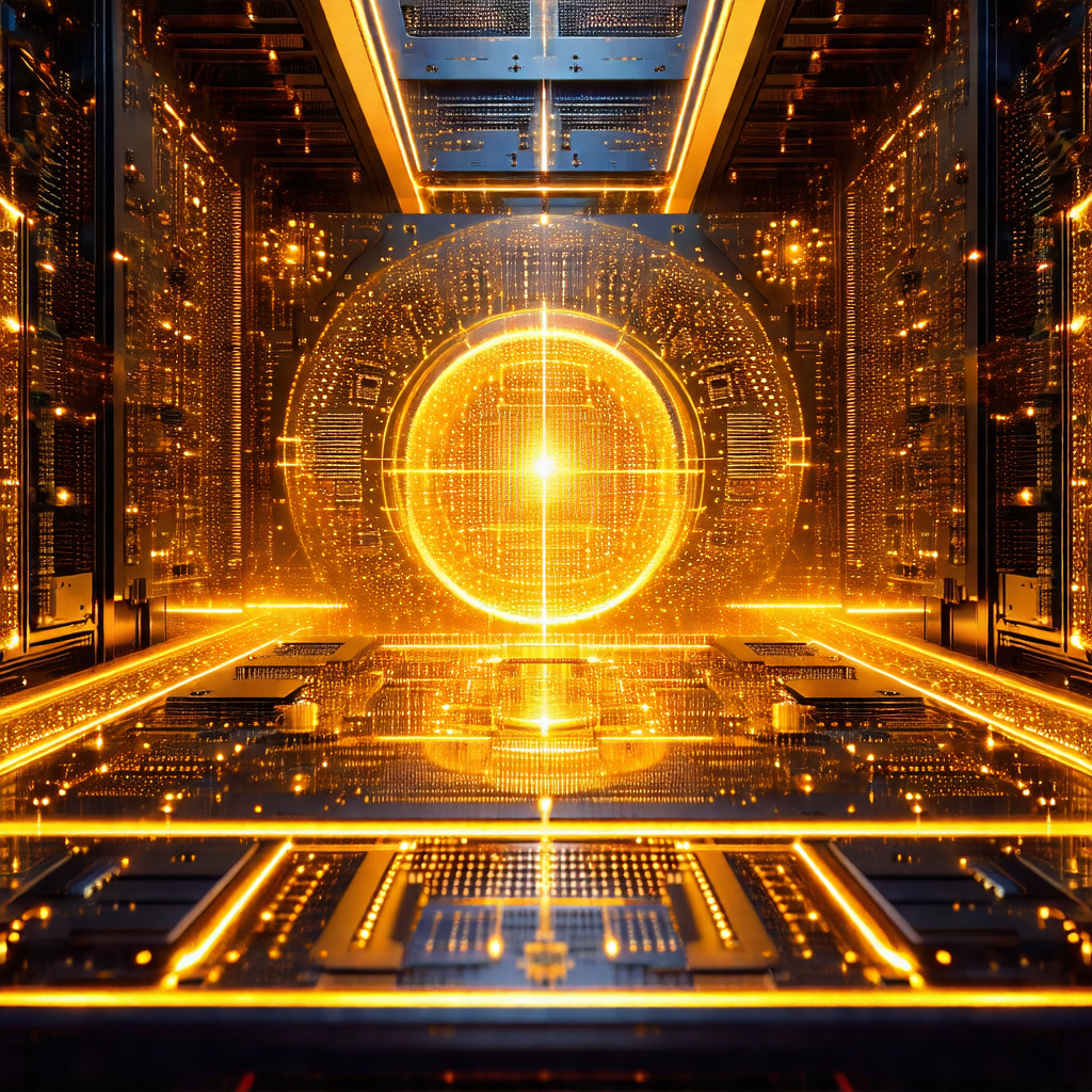 Large, brightly lit room filled with a multitude of compu...