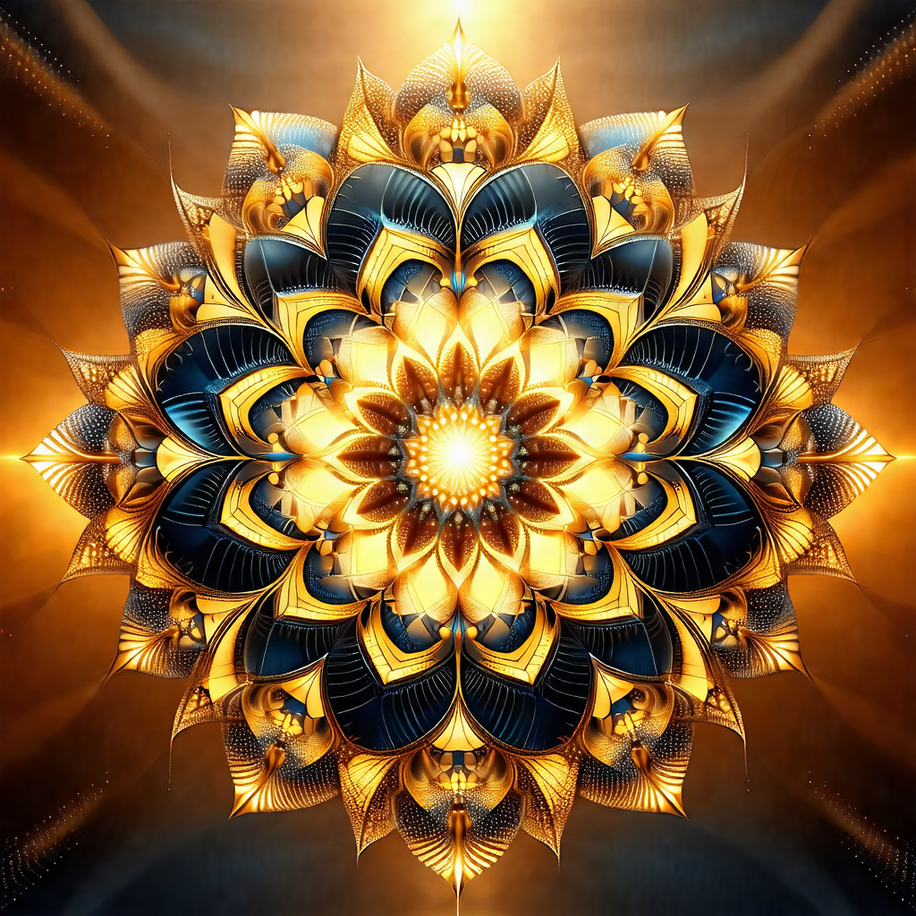 Large, intricate, and colorful flower design