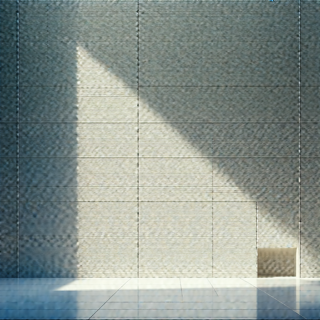 Large white wall with a shadow cast on it