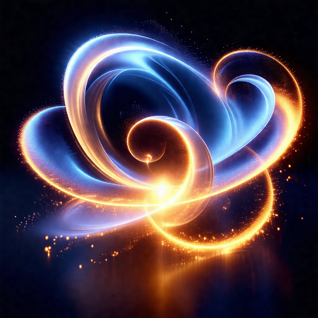 Brightly lit blue and yellow flame, resembling a rose, wi...