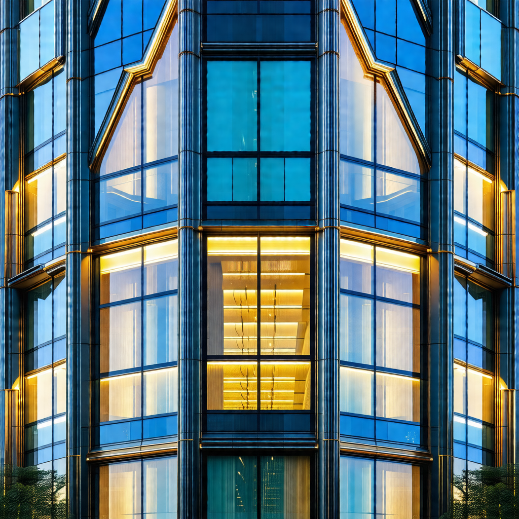 Tall building with many windows