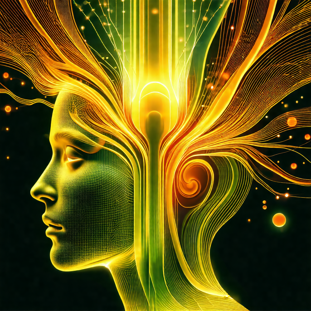Woman with a unique and interesting head design
