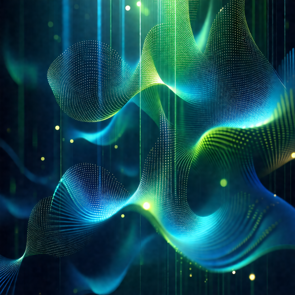 Vibrant and colorful display of light and sound waves