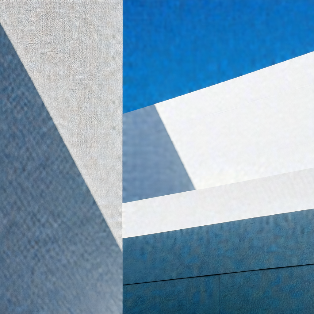 Split photo, showing two different perspectives of a buil...