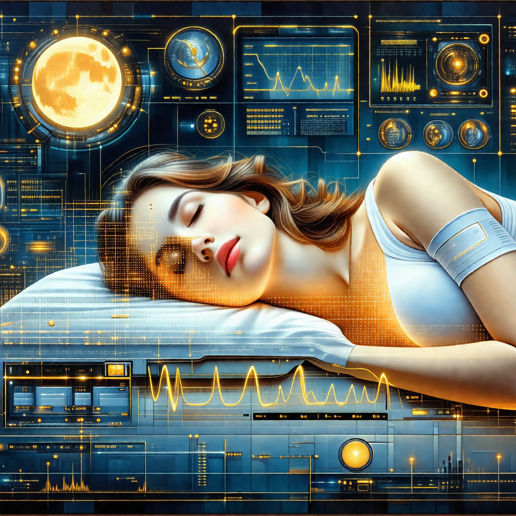 Woman lying in bed, with her eyes closed