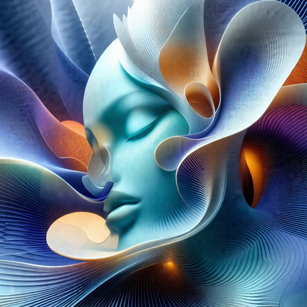 Beautifully crafted sculpture of a woman's face