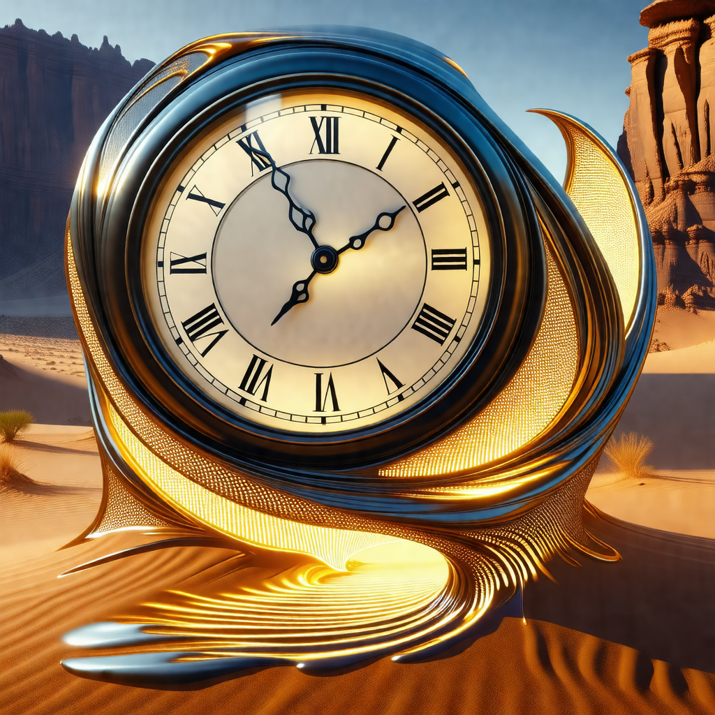 Large, intricately designed clock that is made to look li...