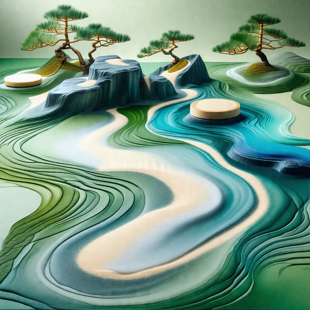 Beautifully crafted landscape painting that captures the ...