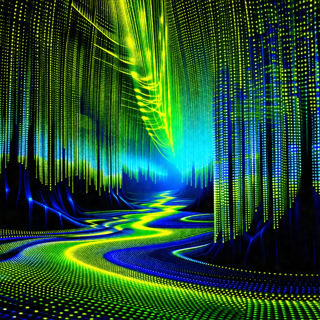 Computer-generated, three-dimensional representation of a...