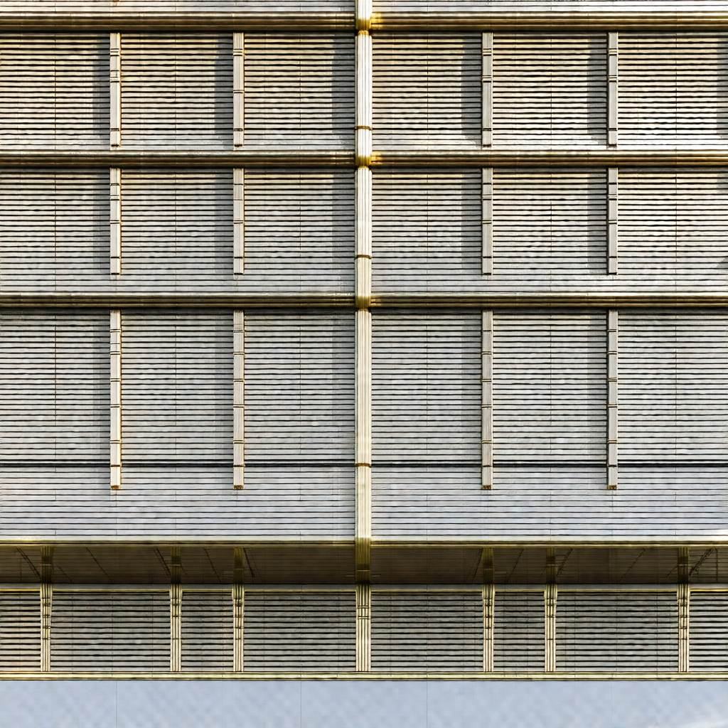 Large building with a row of windows