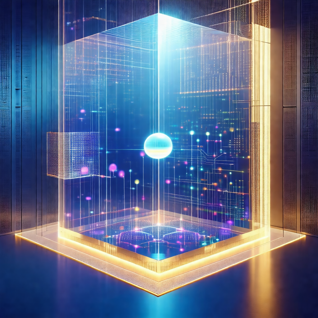 Large, three-dimensional display of a sphere, which appea...
