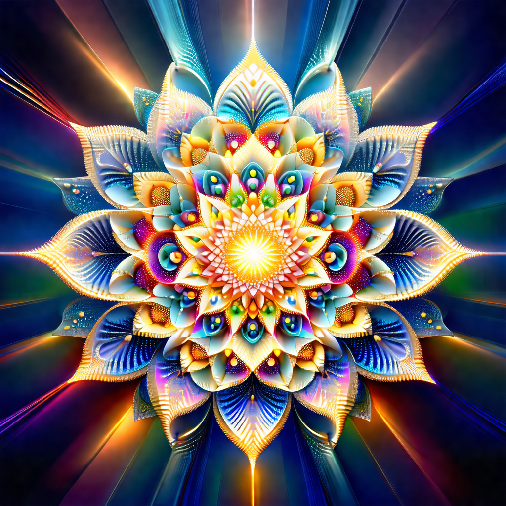 Vibrant and colorful flower, likely a sunflower, with a y...