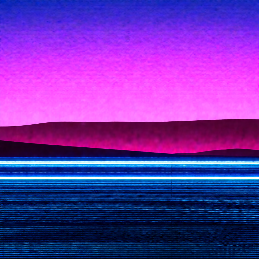 Beautiful sunset over a large body of water, possibly an ...