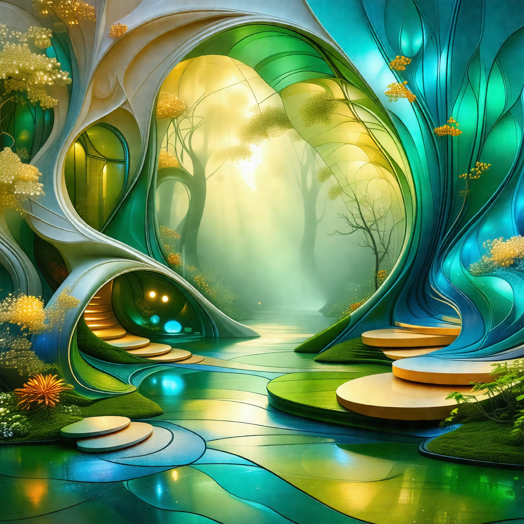 Beautifully designed garden with a waterfall and a river ...