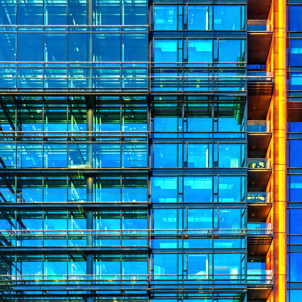Tall building with a large number of windows