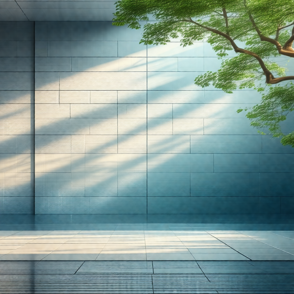 Large tree with a trunk and branches, situated in front o...