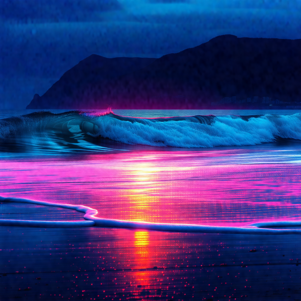Captures a beautiful sunset over the ocean, with the sun ...