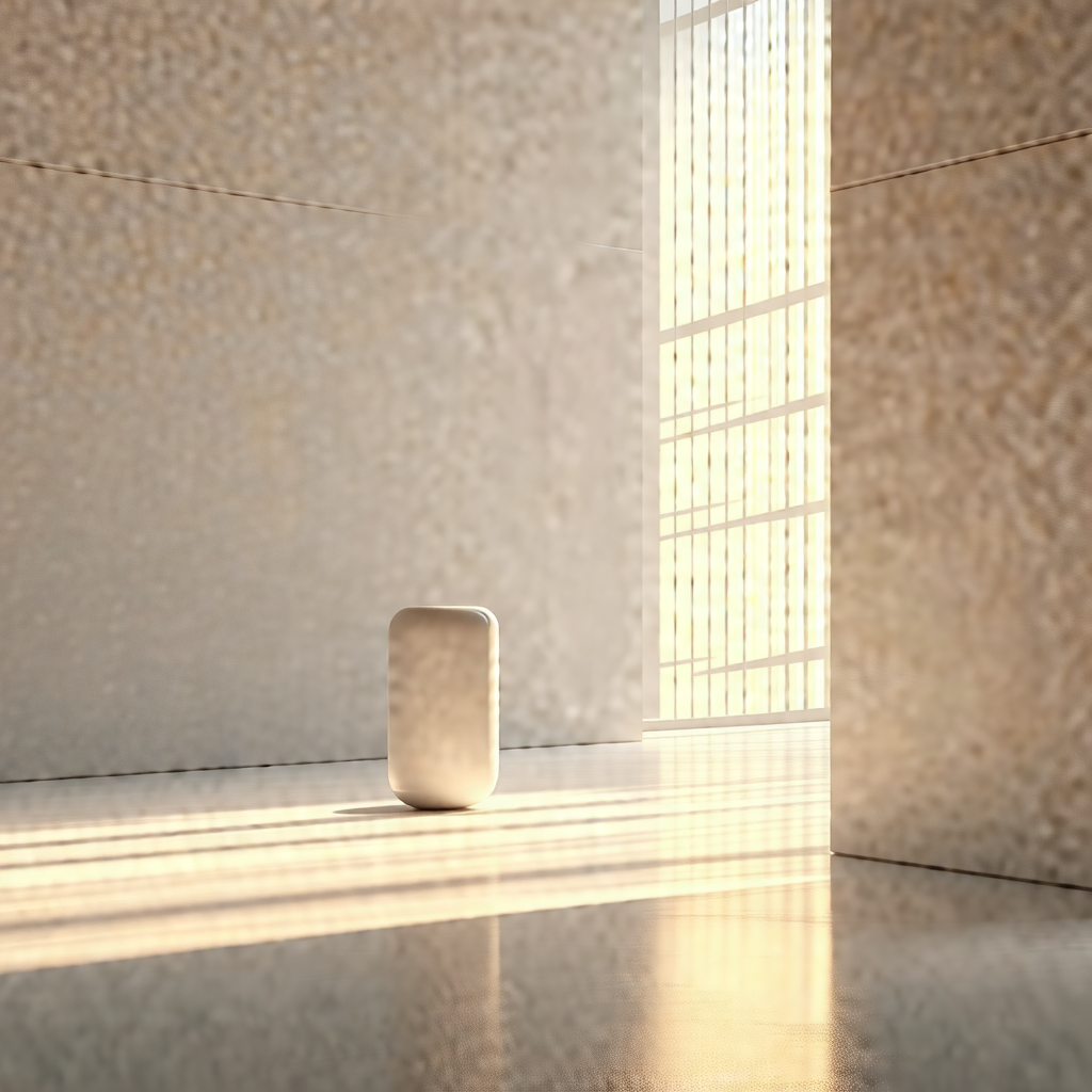 White room with a large window
