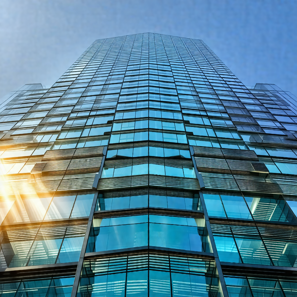 Tall building with many windows