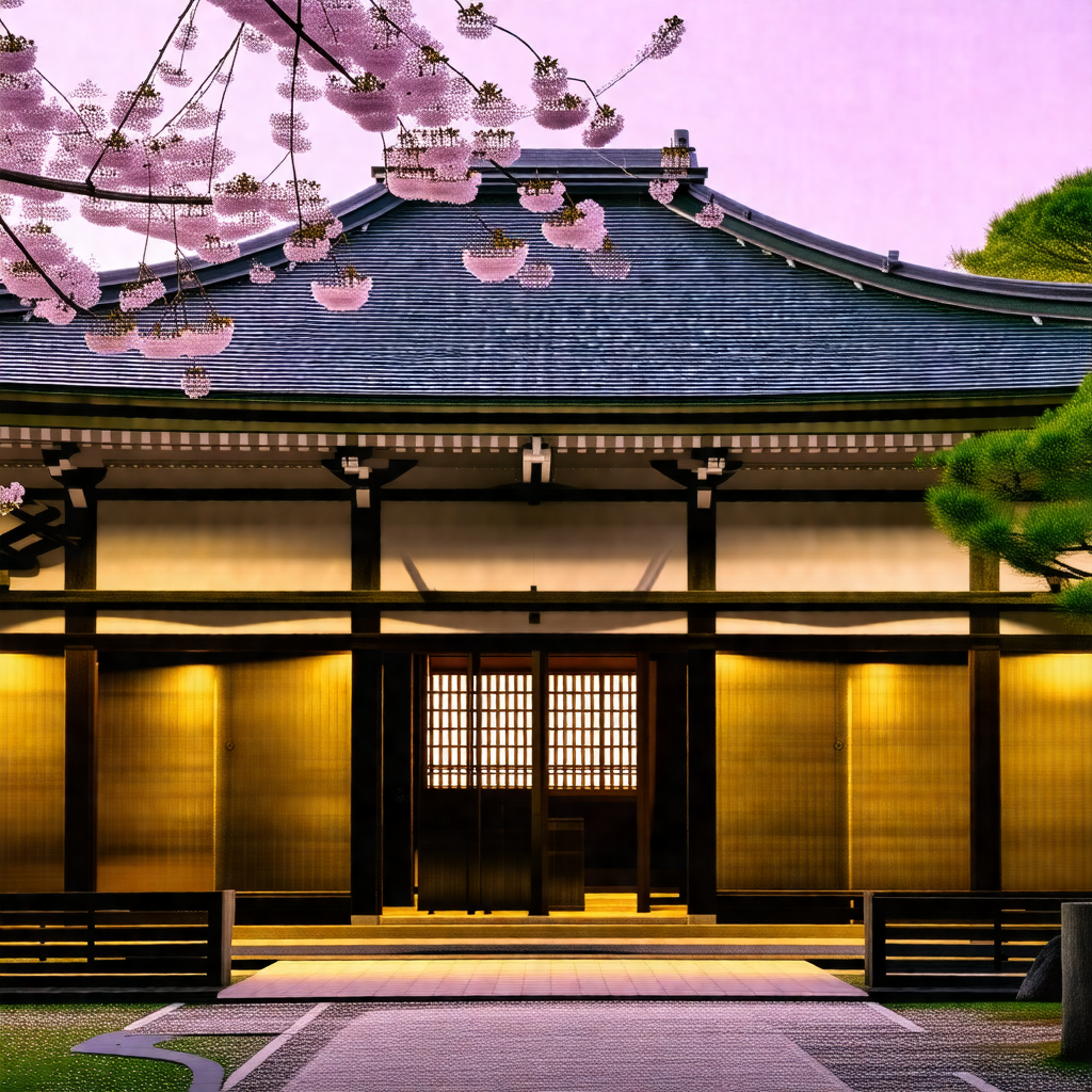 Large, old building with a distinctive oriental architect...