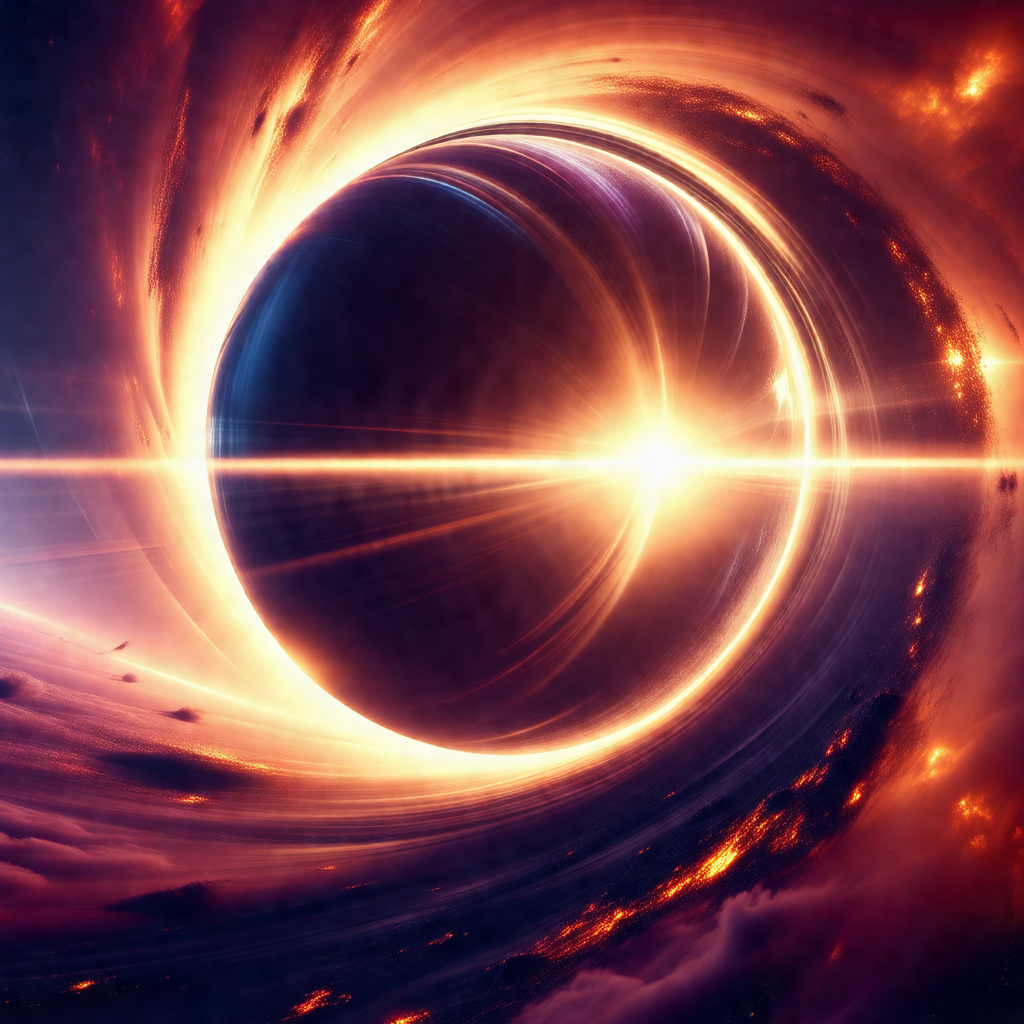 Large, brightly lit, and colorful tunnel-like structure t...