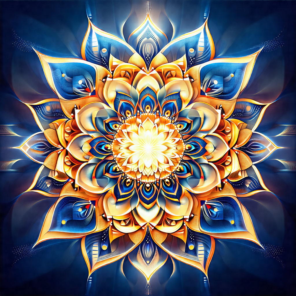 Vibrant and colorful flower with a yellow center